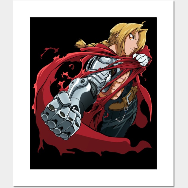 Fullmetal alchemist Edward Elric Wall Art by mounier